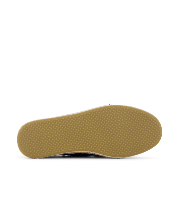 Alpargatas de mujer Carolina con lazada azul