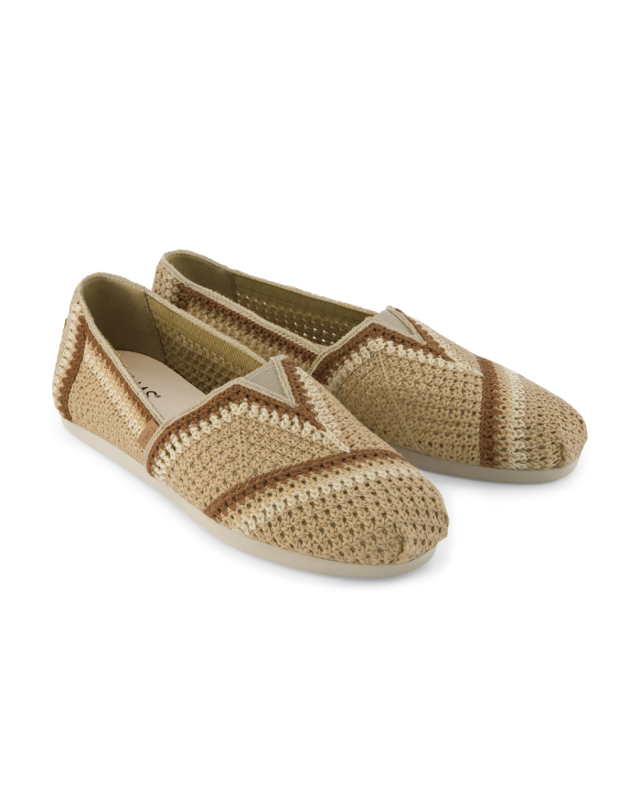 Alpargatas de mujer clásicas crochet...