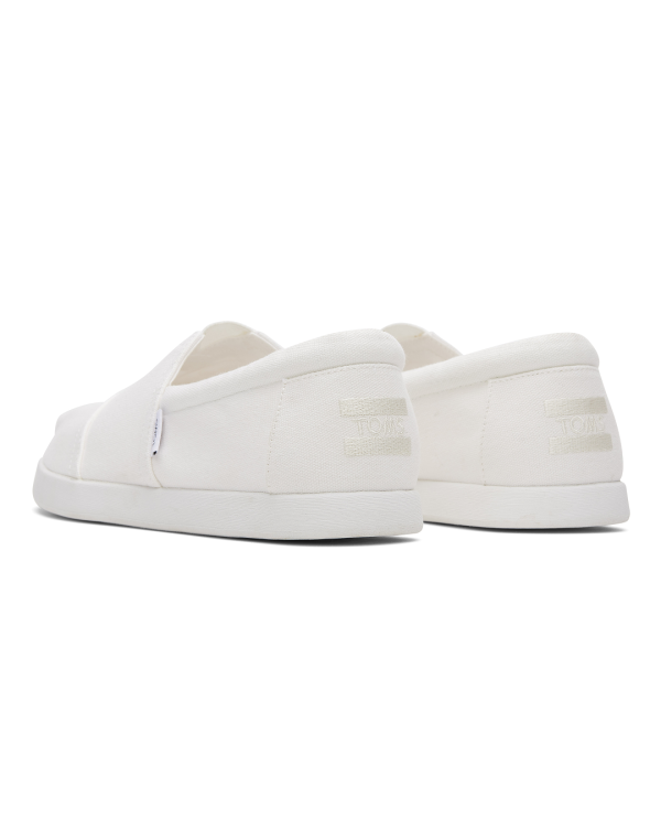 Alpargatas de hombre Alp Fwd algodón reciclado blanco