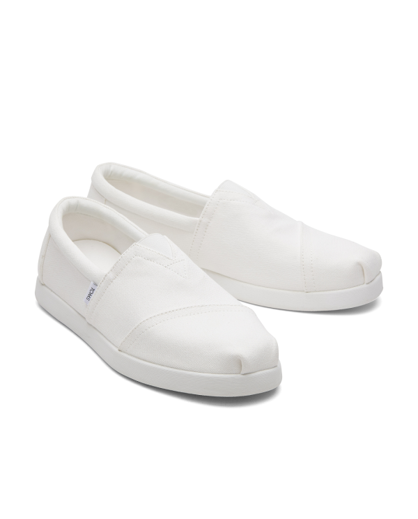 Alpargatas de hombre Alp Fwd algodón reciclado blanco