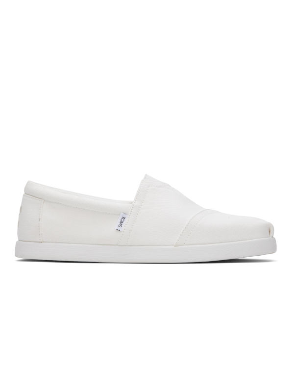 Alpargatas de hombre Alp Fwd algodón reciclado blanco