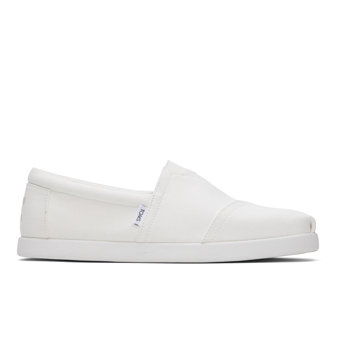 Toms Alpargatas de hombre Alp Fwd algodón reciclado blanco