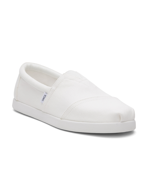 Alpargatas de hombre Alp Fwd algodón reciclado blanco