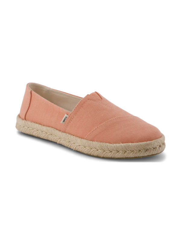 Alpargatas de mujer Rope 2.0 coral algodón reciclado
