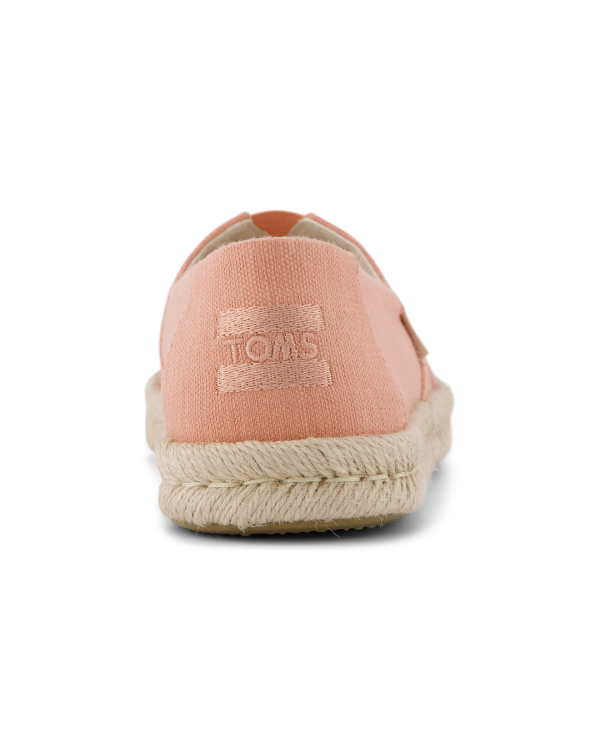 Alpargatas de mujer Rope 2.0 coral algodón reciclado