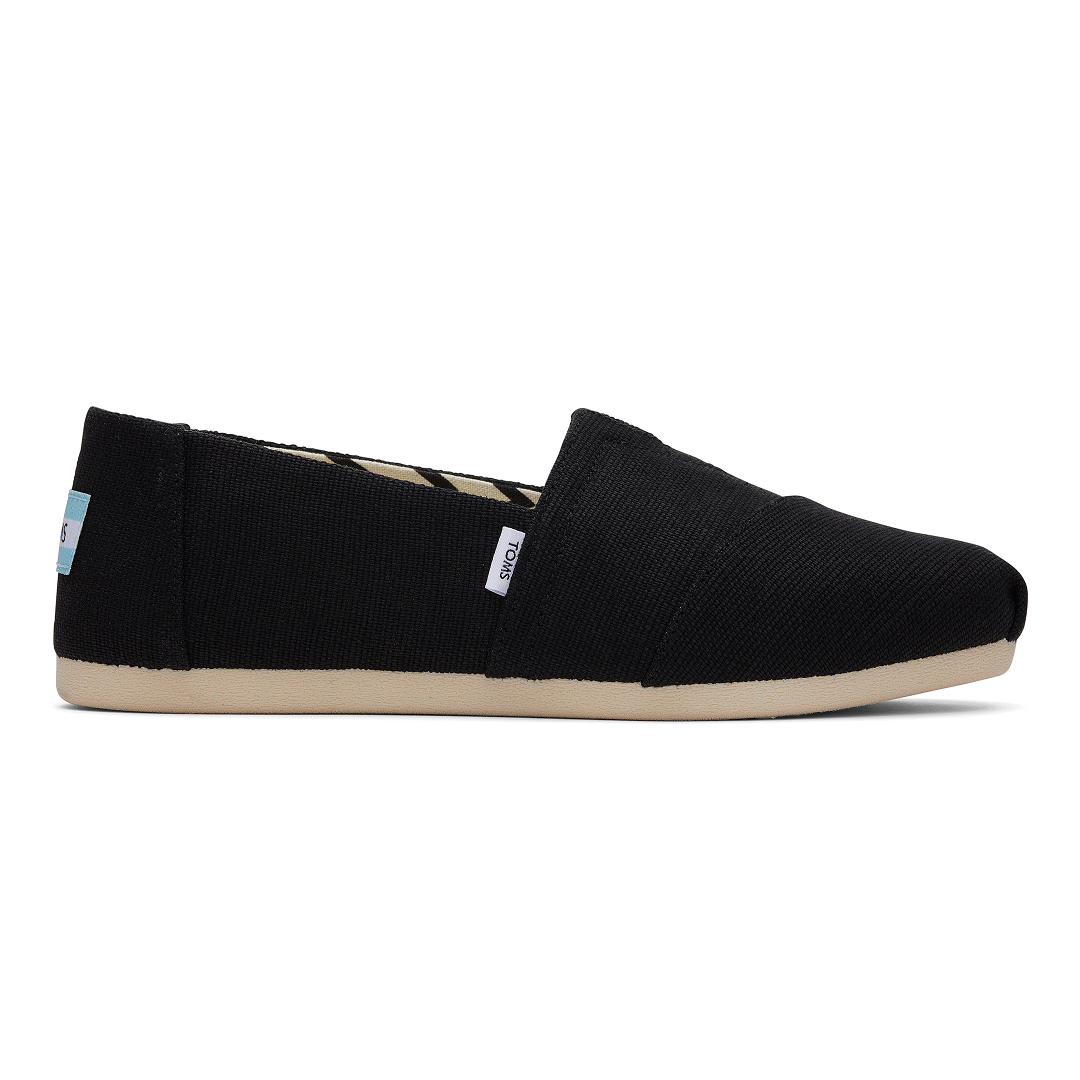 Toms Alpargatas de mujer clásicas negro