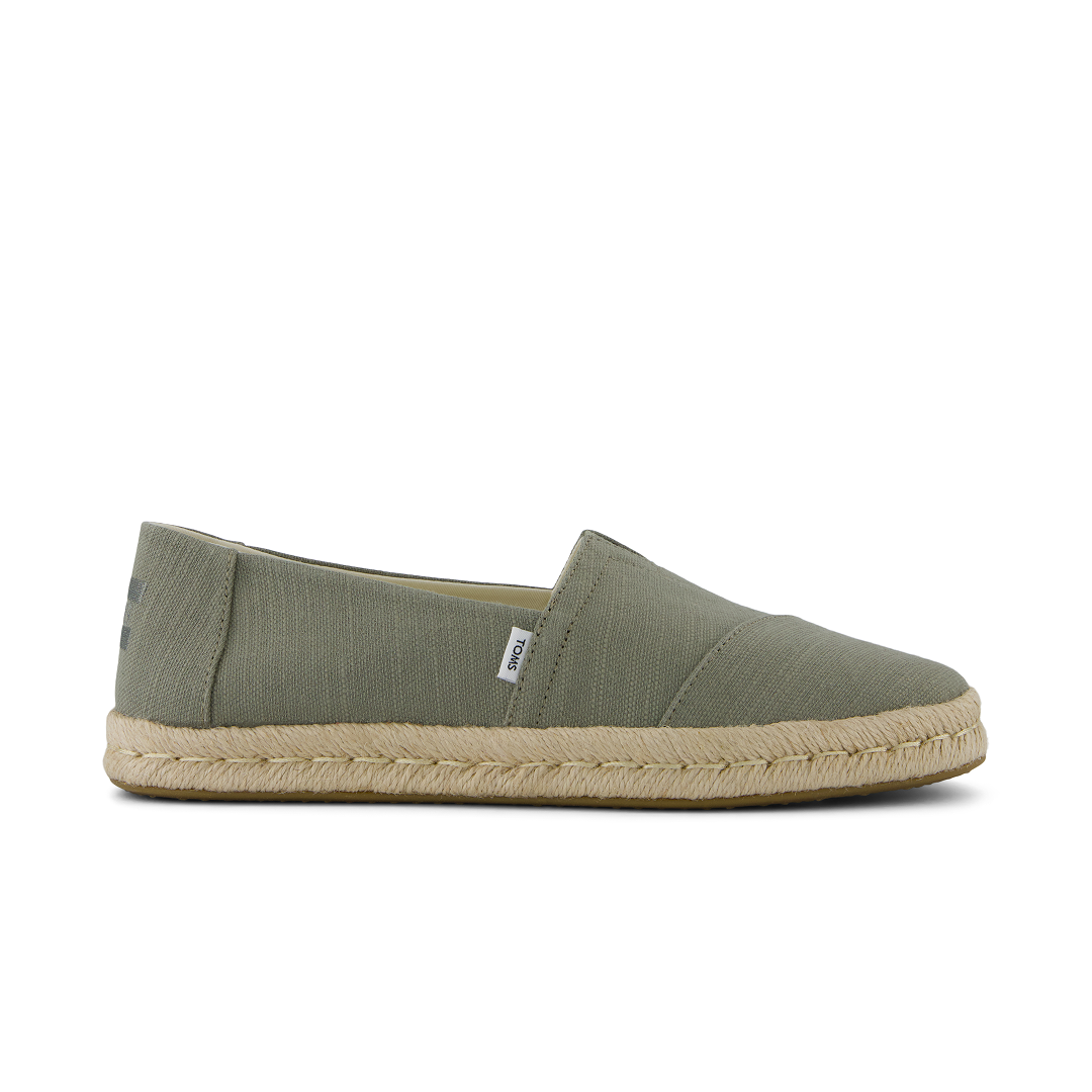 Toms Alpargatas de mujer Rope 2.0 gris vetiver