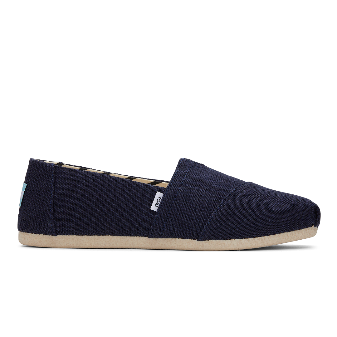 Toms Alpargatas de mujer clásicas marino