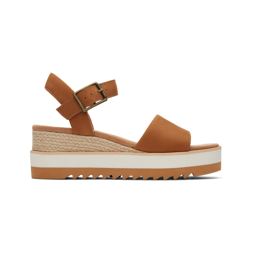 Toms Sandalias de mujer Diana piel marrón