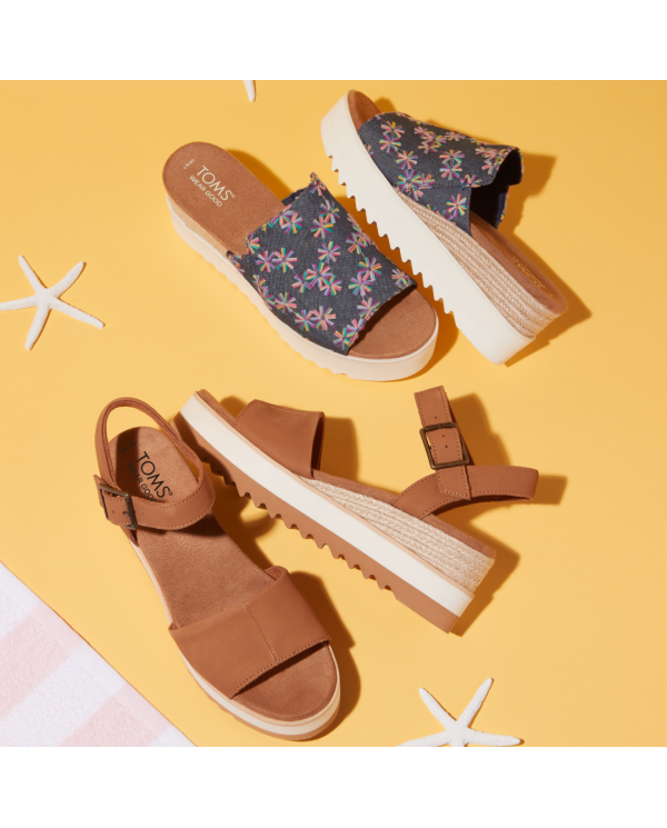 Sandalias de mujer Diana piel marrón
