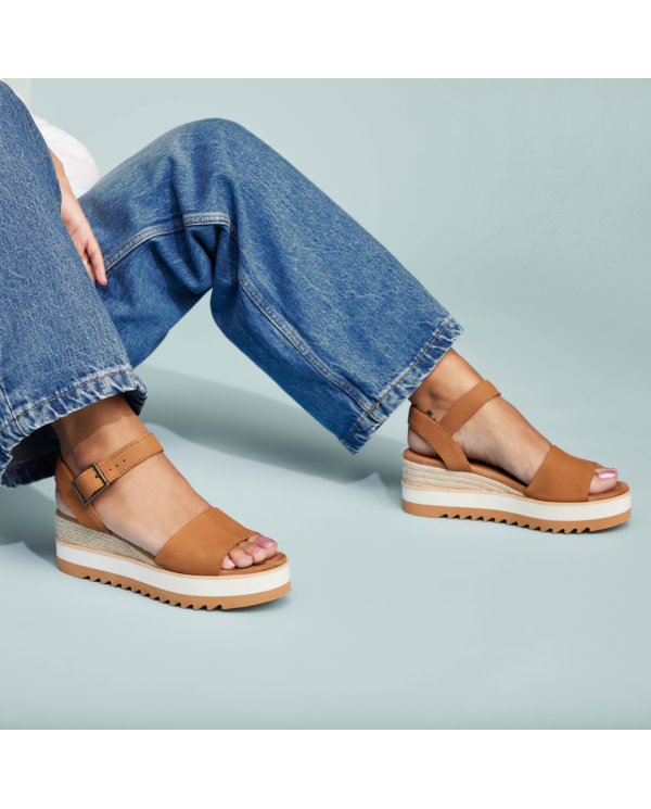 Sandalias de mujer Diana piel marrón