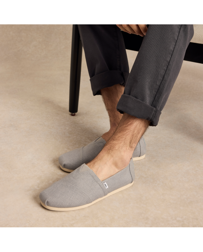 Alpargatas de hombre clásicas gris