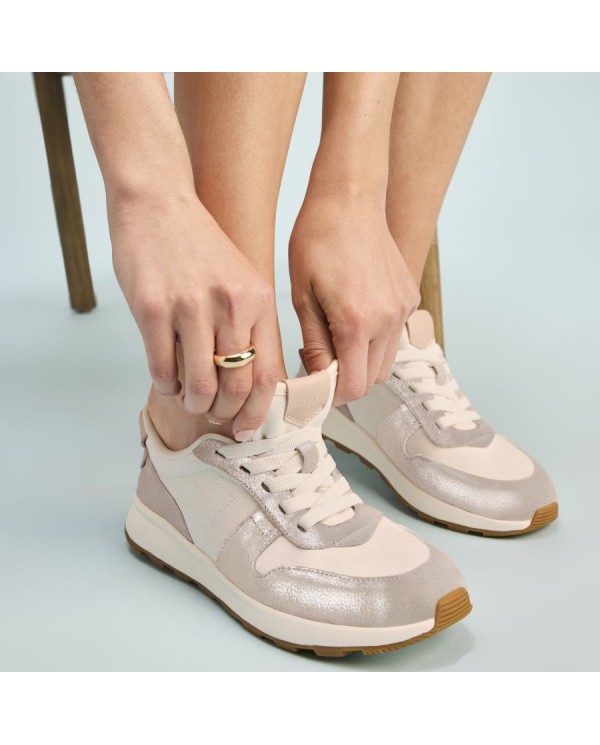 Zapatillas de mujer Trvl lite champagne