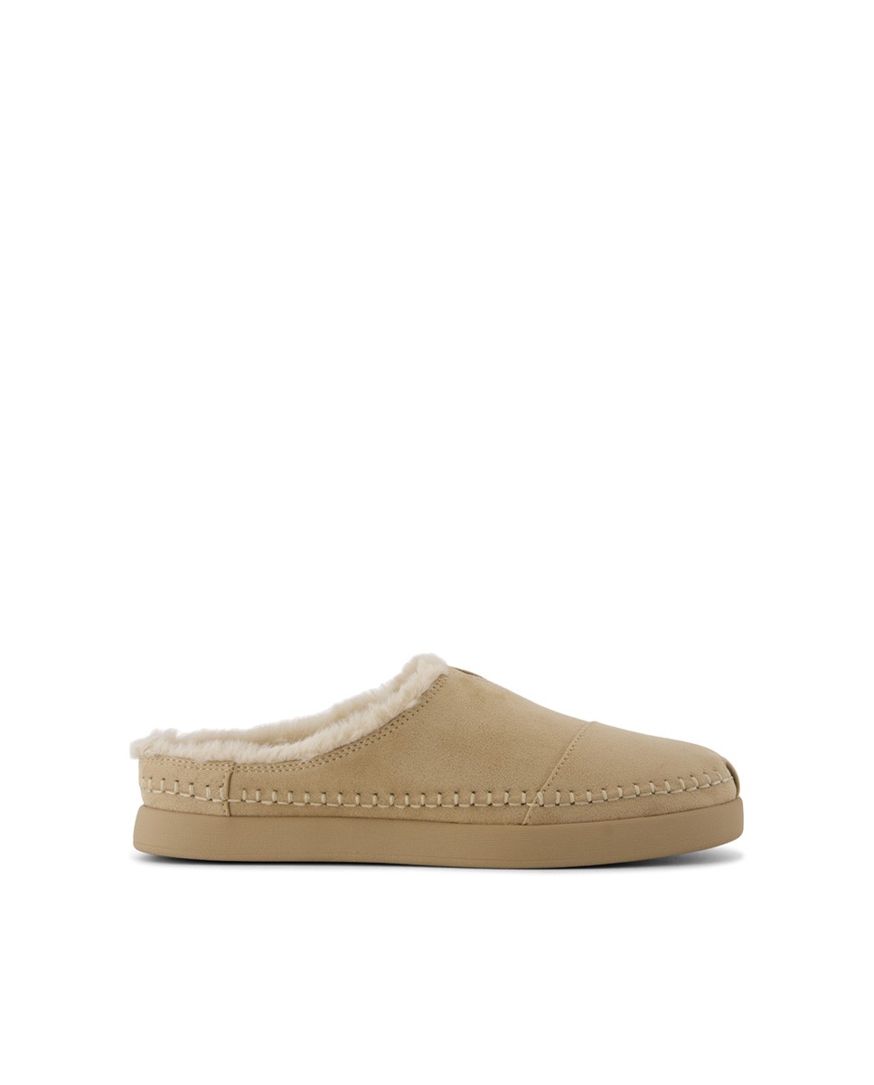 Toms Alpargata de mujer Ease Mule microsuede taupe